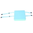 thumbnail image 1 of Cojín elevador ajustable y extraíble para silla de comedor de bebé, cojín para asiento de trona para niños, azul, 1 of 11