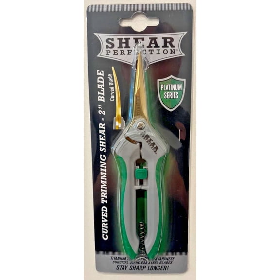 PURELY- Shear Perfection Garden Trimming Shears 2'' Curved Titanium Blade