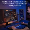 thumbnail image 4 of 10.3 Inch Small Touchscreen Monitor, 400cd/m&sup2;, IPS Stretched Bar LCD Mini Travel Touch Display 1920 * 720 HDMI USBC, Portable Touch Screen for L, 4 of 9