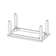 thumbnail image 4 of Sunset Trading Brook 42" Farmhouse Wood Dining Bench in Light Cream/Warm Brown, 4 of 5