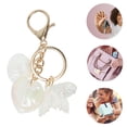thumbnail image 3 of Unique Bargains Fashion Imitation Shell and Conch Handbag Charm White 1 Pc, 3 of 5