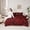 Red, variant on Castle Fairy Animal Bats Twin Bedding Sets,Chic Floral Rose Bedding Comforter Set