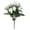White, variant on Realistic Impatiens Flowers, Artificial Floral Arrangement for Wedding, Party, Home Decor Indoor Outdoor, Durable for Mother's Day Memorial Day Independence Day Easter Garland