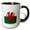 Black/White, variant on 3drose, Y Ddraig Goch Grunge Welsh Flag, 15oz Mug