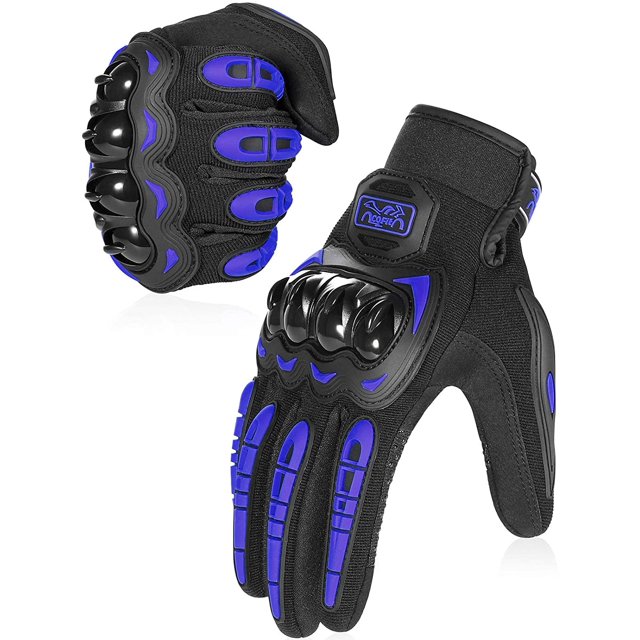 Guantes de motocicleta Sailing pantalla táctil Conducción al aire libre Azul L