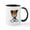 White/Black Inside, variant on CafePress - Kiniart Pocket JRT Mug - 11 oz Ceramic Mug - Novelty Coffee Tea Cup