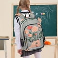 thumbnail image 7 of FORMRS Unisex School Backpack 17" Student Travel Bag with Laptop Compartment, Stars Flower, 7 of 7