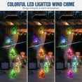 thumbnail image 2 of Yescom Solar Powered Wind Chime Lights LED Color Changing Crystal Hummingbird & Tree for Home Porch Yard Christmas Party Decoration Xmas Gifts, 2 of 8