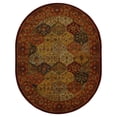 thumbnail image 3 of Safavieh Heritage Woodville Oriental Wool Area Rug, Multi/Red, 7'6" x 9'6" Oval, 3 of 8