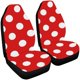 thumbnail image 2 of Juego de 2 Fundas para Asientos de Coche ABPHQTO Círculo Blanco Rojo, 2 of 3