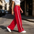 thumbnail image 5 of Guluxicc Womens Athletic Pants with Pockets Pull On Loose Straight Leg Trousers for Jogging Running Everyday Summer Fall, 5 of 8