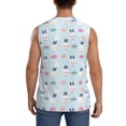 thumbnail image 4 of Fotbe Rabbit In The Rain Men's Camiseta sin Mangas Estampada para Hombres, Playera Casual para Gimnasio, Entrenamiento, Playa-XX-Large, 4 of 7