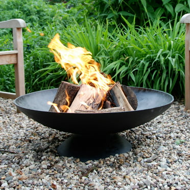 Cast Iron Design Fire Pit Bowl, Deeco Safari Fire Pit