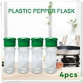 thumbnail image 3 of 4pcs 100ml Plastic Seasoning Spice Pepper Powder Salt Storage Bottle Cruet, 3 of 4