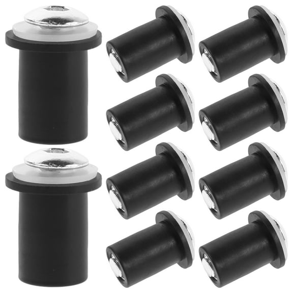 10pcs Motorcycle Aluminum Fairing Screws Bolts Kit Body Mount for Windscreen Windshield with M5x16mm Screws Bolts Nuts