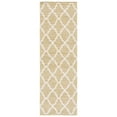 thumbnail image 3 of SAFAVIEH Montauk Crispian Geometric Quatrefoils Cotton Area Rug, Green/Ivory, 2'3" x 3'9", 3 of 9