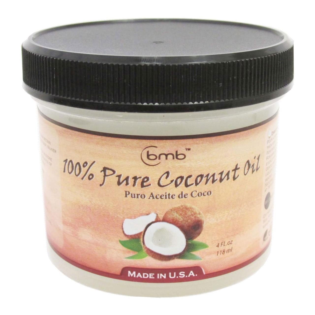 Bmb 100 Pure Coconut Oil , 4 Oz.