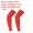 Bright Red L Size, variant on Sun Protection Arm Sleeves for Men and Women Compression Cooling Sun Sleeves M Size 1 Pair Spandex Skin Color
