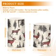 thumbnail image 6 of Yayeee Flameless Candles with Remote Flickering Battery Operated Multi Color Changing, Plaid Deer, 6 of 7