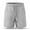 Gray, variant on Mens Casual Shorts, Minimalist Solid Stitched Side Detail, Relaxed Fit for Home Lounging Daily Neighborhood Wear Yellow S