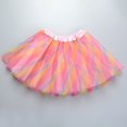 thumbnail image 1 of 2022 New Tutu Skirt Baby Girl Clothes 12M-8Yrs Colorful Mini Pettiskirt Girls Party Dance Rainbow Tulle Skirts Children Clothing330cm fit 1to 8 years He Qiyong unisex, 1 of 1