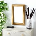 thumbnail image 2 of SAFAVIEH Ellarose 16 in. x 24 in. Solid Frame Mirror, Antique Brass, 2 of 5
