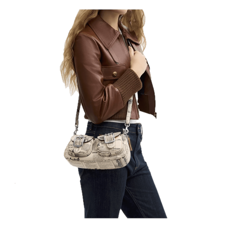 Coach Ashton Shoulder Bag With Newspaper Print - Walmart.com