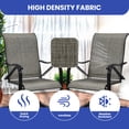 thumbnail image 4 of ModFusion Set of 2 C-Spring Motion Outdoor Patio Chairs with Breathable Fabric, 4 of 10