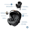 thumbnail image 2 of Maxi-Cosi Peri 180° Rotating Infant Car Seat, Onyx Wonder, 2 of 8