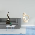 thumbnail image 2 of Escultura abstracta de arte moderno, figura de resina, recuerdo para escritorio, armario, sala de estar, decoración del hogar, regalo de aniversario, 2 of 8