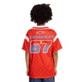 thumbnail image 5 of Chevy Camaro Boys' Collared Front Back Graphic Jesey with Short Sleeves, Sizes 4-18, 5 of 8
