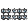 thumbnail image 2 of 10Pcs Embroidered Patches Sequin Eye Shape Covering Breakages Stains Iron On Patches for DIY Clothing Hats, 2 of 5