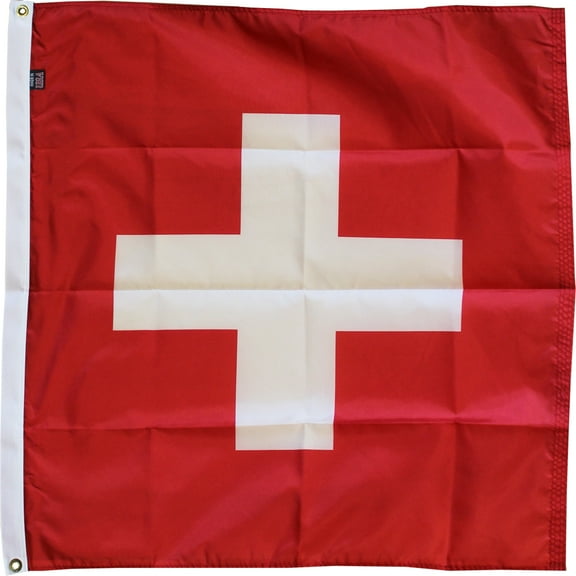 Switzerland - 6'X6' Nylon Flag
