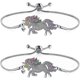 thumbnail image 1 of Pulseras de unicornio para mejores amigas, juego de joyas de unicornio para dos con tarjetas de regalo., 1 of 5