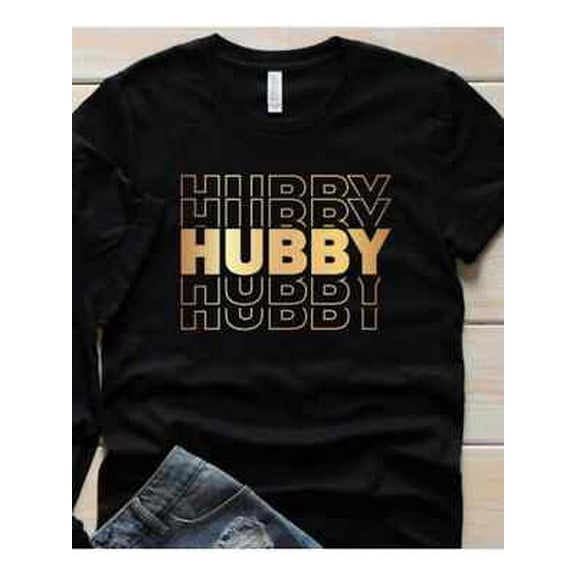 Velto 1pc His & Hers Matching Couple T-Shirts - "Hubby & Wifey" Printed 100% All Size S-5XL