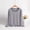 (Fashion 24)Gray, variant on Womens Plus Size Long Sleeve Tunic Top Fashion Boat Neck Striped Blouse Spring Fall Loose Fit Casual T-shirt,Red,XL