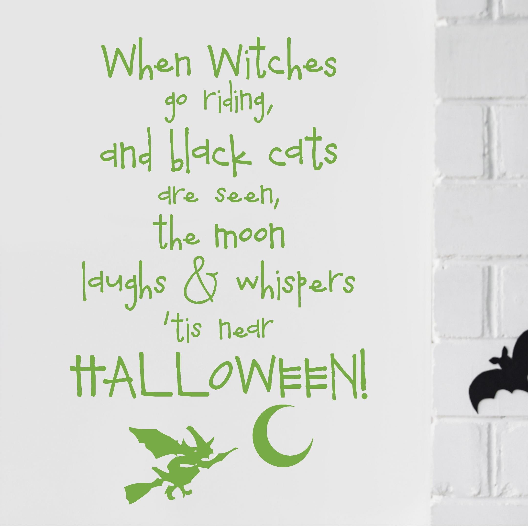 When Witches Go Riding and Black Cats are Seen, The Moon Laughs and ...