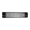 thumbnail image 2 of Eurofase Heating - 5000 Watt Electric Infrared Dual Element Heater-240 Voltage-Black Finish-Mason Decorative Fascia, 2 of 8