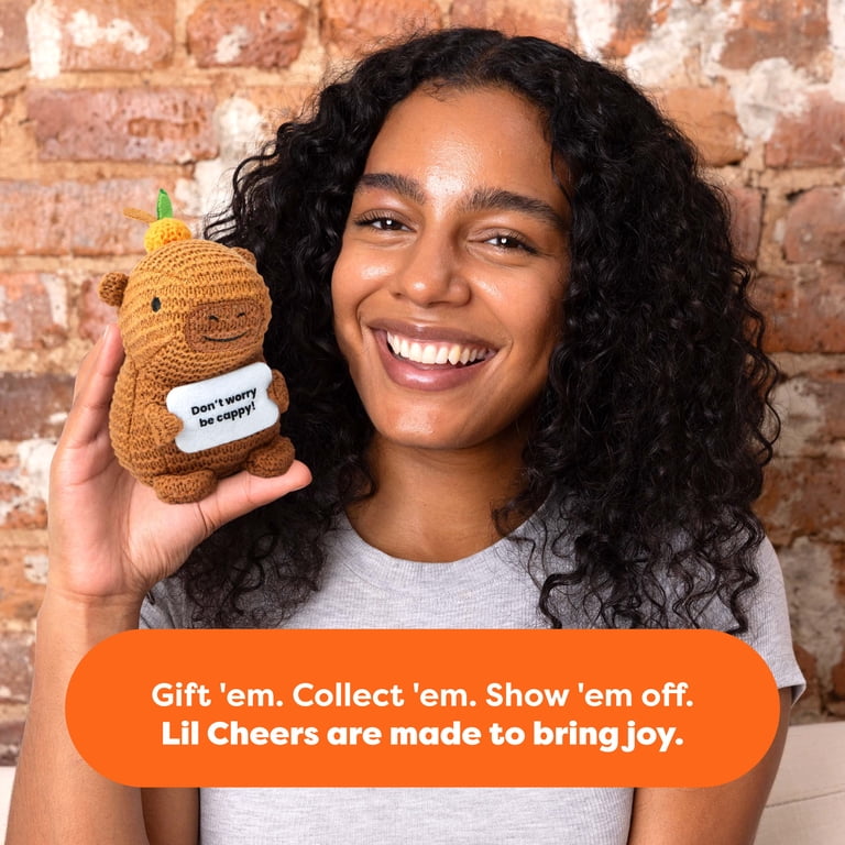 BE:FIRST メガカプセル ナップサック ラバートレイ ミニタペストリー Lil Cheers Capybara by Relatable, Uplifting Plush Toy with