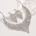 thumbnail image 4 of TAZAG European and American style exaggerated retro style exquisite design necklace and earrings set suitable for banquets, wedding banquets and parties, 4 of 4