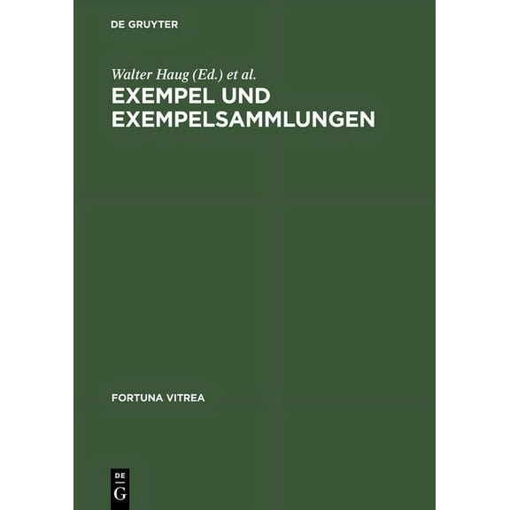 Fortuna Vitrea Exempel und Exempelsammlungen, Book 2, (Hardcover)