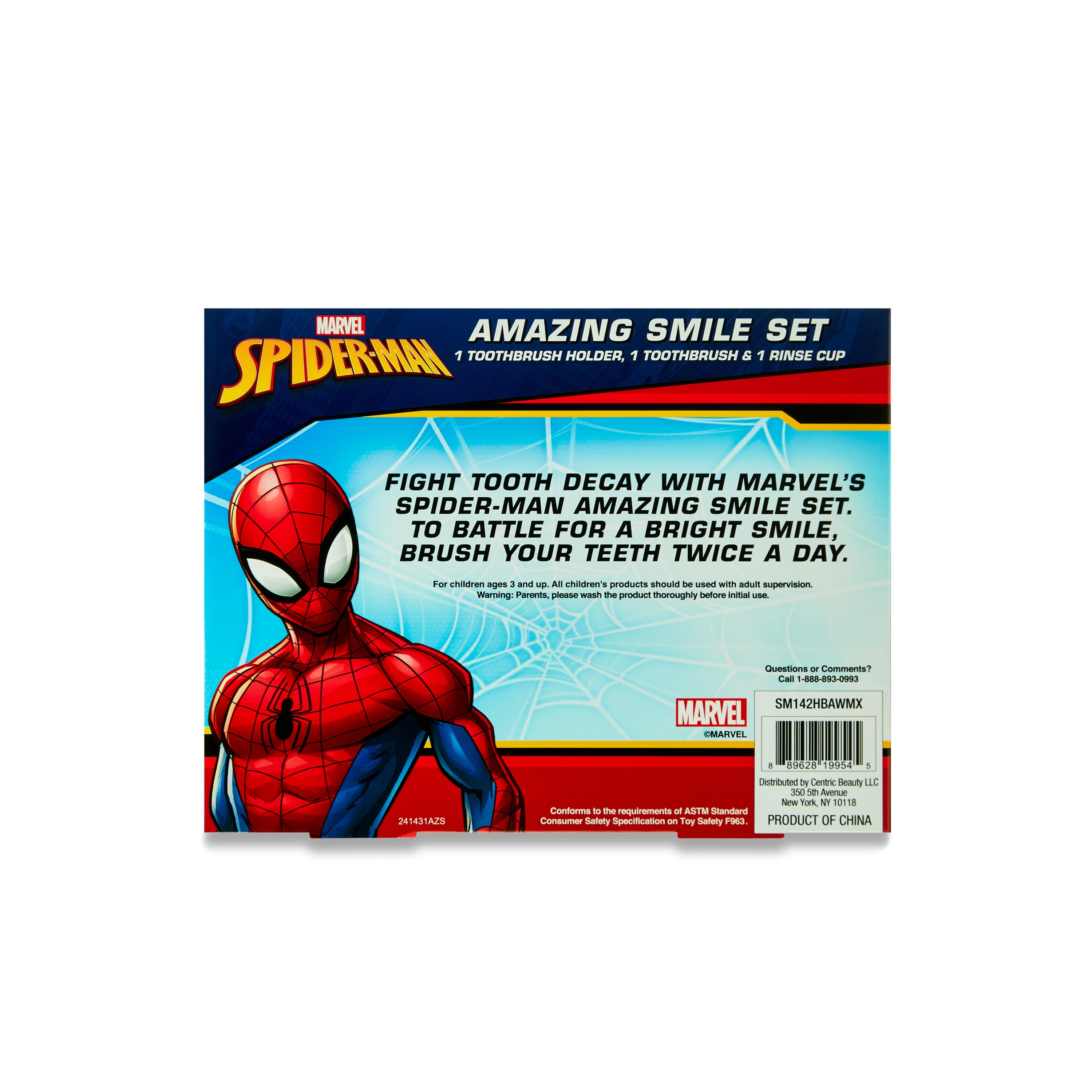 Spiderman Great Smile Set, 3 Pieces, Ages 3+ - Walmart.com