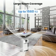 Air Purifier for Home Large Room up to 1800ft²,Air Cleaner with Air Quality Light and Essential Diffuser, AUTO Mode, Sleep Mode, Timer, Lock, for Wildfire Smoke Dust