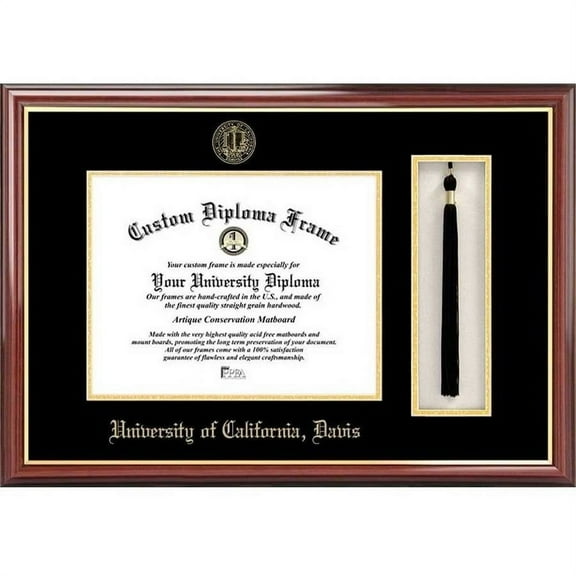 University of California, Davis 8.5" x 11" Tassel Box and Diploma Frame
