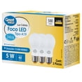 thumbnail image 1 of Foco Led Tipo A 5W 3 Pack Luz Cálida, 1 of 4
