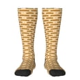 thumbnail image 1 of JUNZAN Submarine Sub Sandwich Pattern Fun Novelty Knee Warmer High Socks, 1 of 6