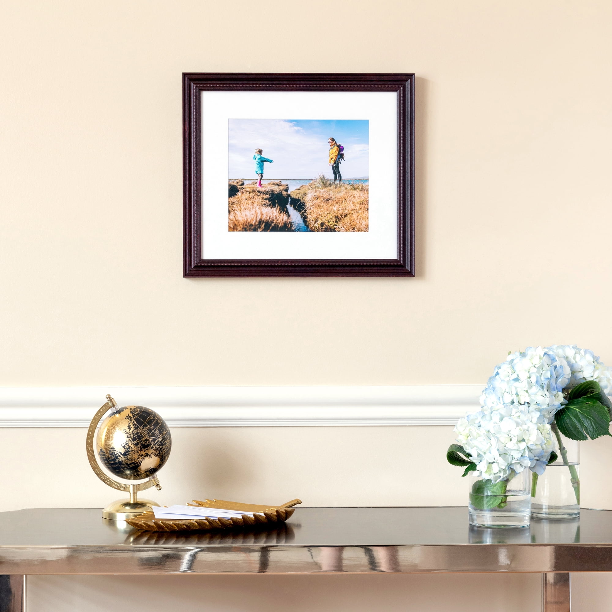 ArtToFrames 11" x 14" Cherry Picture Frame, 11x14 inch Red Wood Poster Frame (WOM-4095)