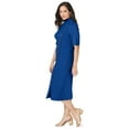 thumbnail image 3 of Jessica London Women's Plus Size Button Front Sweater Dress, 3 of 3