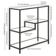 thumbnail image 6 of Evelyn&Zoe Johann 36" Tall Rectangular Bookcase, Blackened Bronze, 6 of 7