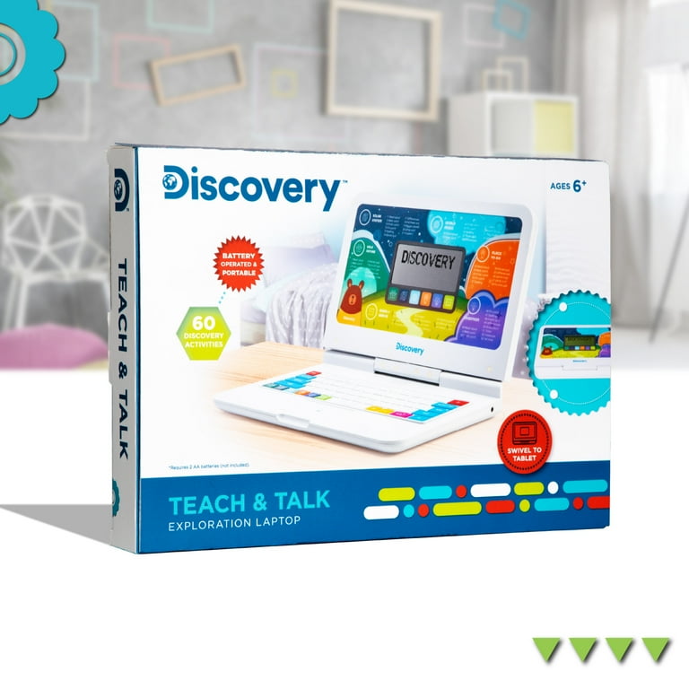 Discovery teach & talk exploration laptop with games discount